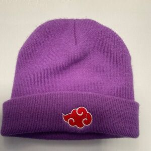 Unique NARUTO Akatsuki purple Knit Hat From Japan One size